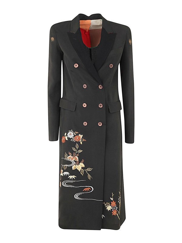 IBRIGU: trench coats - Basic kimono overcoat