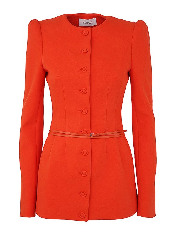 SPORTMAX: Blazer - Blazer - Orange