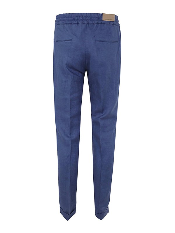 MICHAEL COAL: casual trousers online - Linen pants