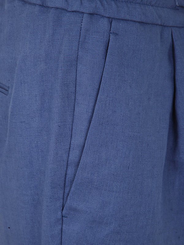 iKRIX MICHAEL COAL: casual trousers - Linen pants