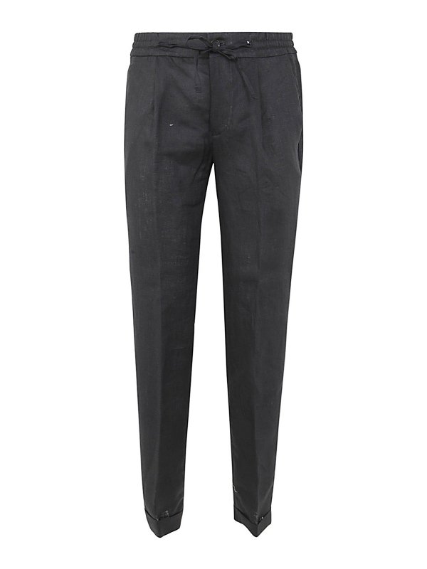 MICHAEL COAL: casual trousers - Linen pants