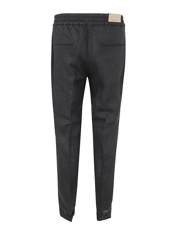 MICHAEL COAL: casual trousers online - Linen pants