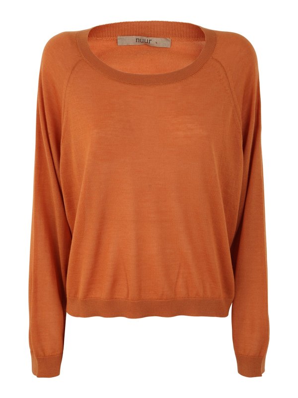 NUUR: Pull col rond - Pull Col Rond - Orange