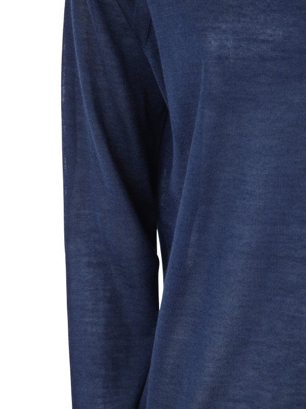 iKRIX NUUR: Suéteres con cuello pico - Suéter Cuello Redondo - Azul