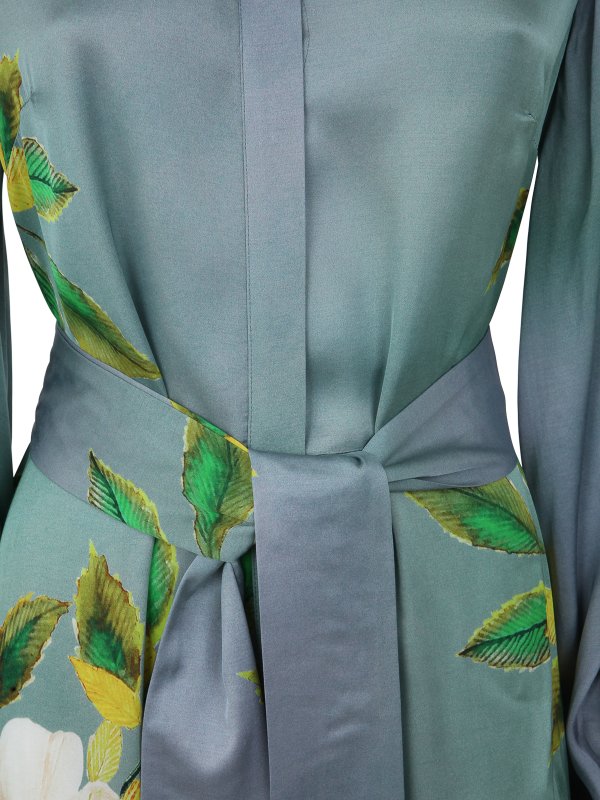 iKRIX 813 OTTOTREDICI: knee length dresses - Glicine volouminous sleeve dress