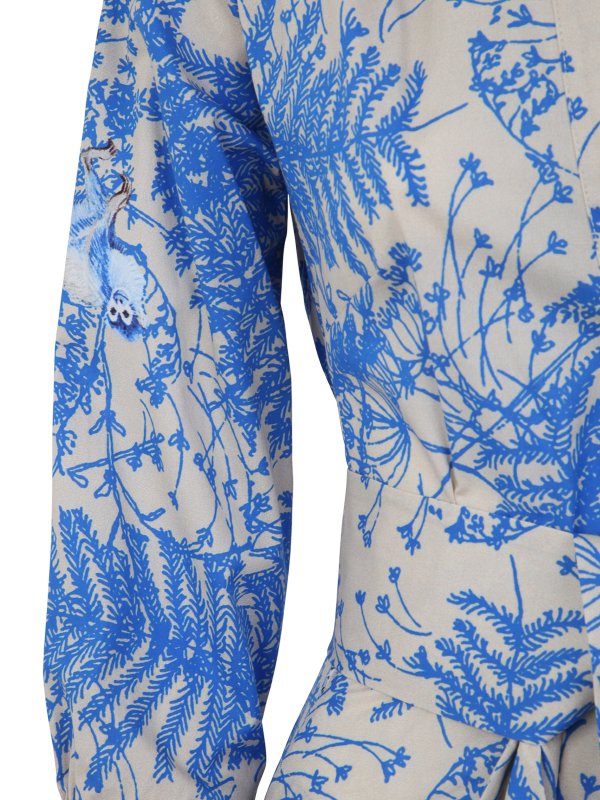 iKRIX 813 OTTOTREDICI: knee length dresses - Petunia printed dress with back detail