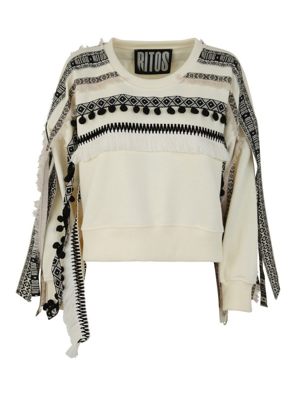 RITOS: Sudaderas y suéteres - Sudadera - Blanco