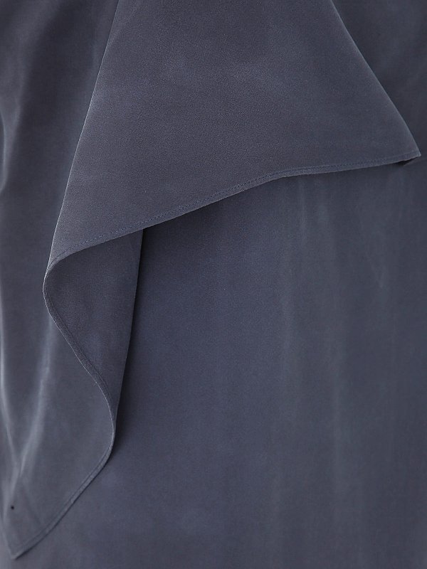 iKRIX TOTEME: abiti al ginocchio - Abito sottoveste in seta drappeggiata