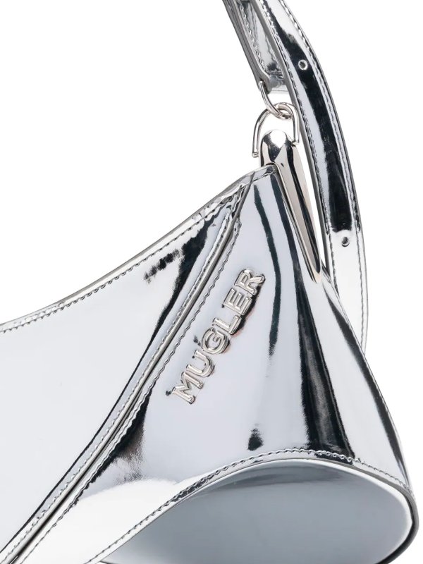 The Best Shops MUGLER: borse a spalla - Borsa argentata
