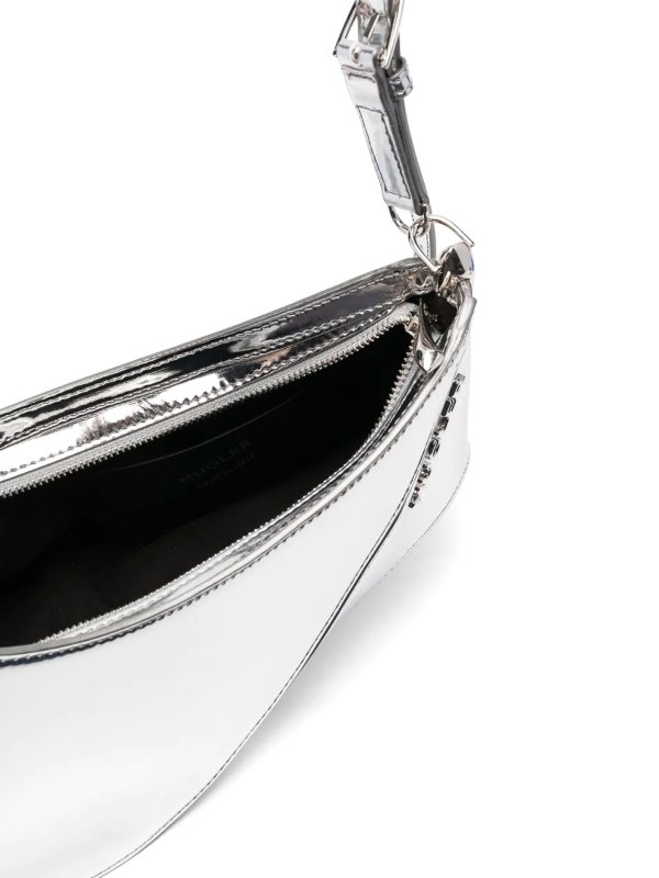 Borsa argentata shop online: MUGLER