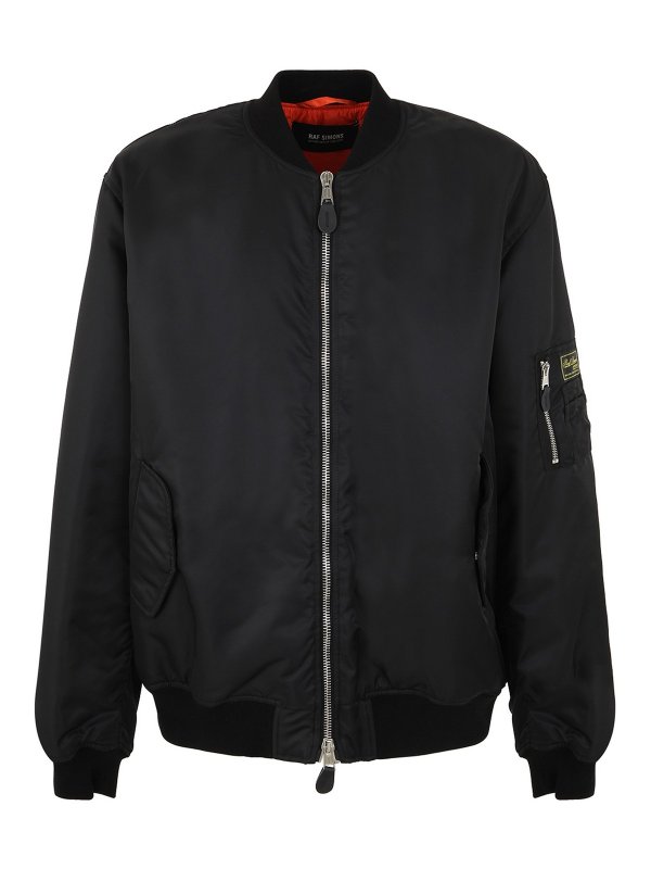 RAF SIMONS: bombers - Classic bomber detached print