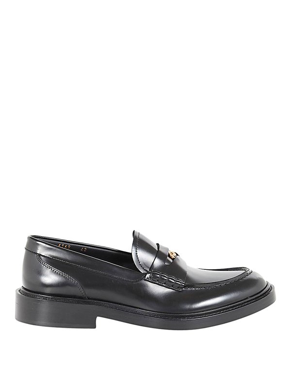 VERSACE: Mocassins & Chaussures bateau - Mocassins - Noir