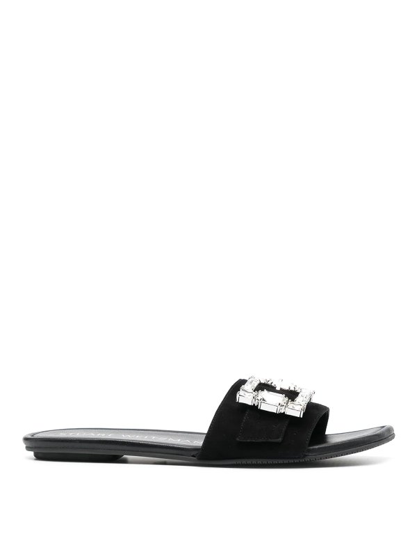 Stuart Weitzman: sandals - Saint tropez flat slide