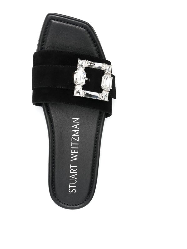 Saint tropez flat slide shop online: Stuart Weitzman