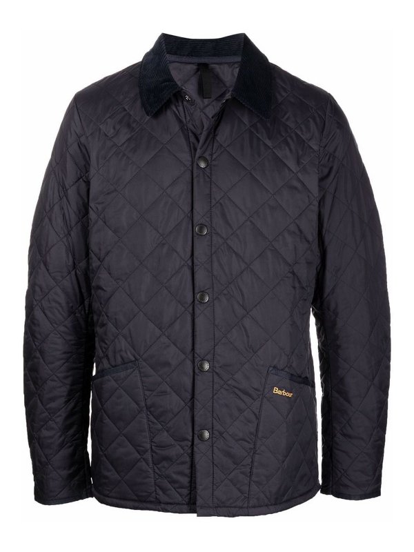BARBOUR: giacche blazer - Giacca blue trapuntata