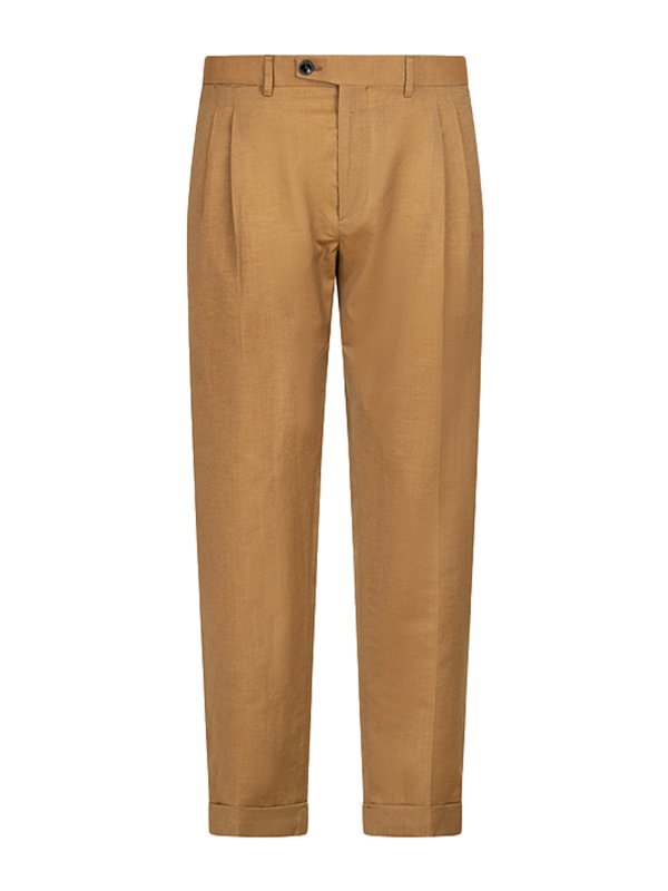 BEABLE: casual trousers - Trousers with pleats