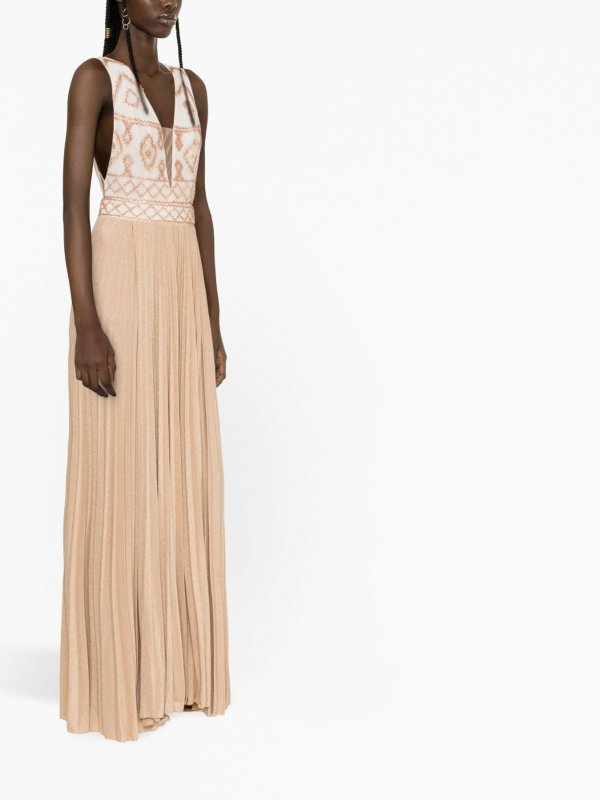 ELISABETTA FRANCHI: Robes online - Robe - Beige