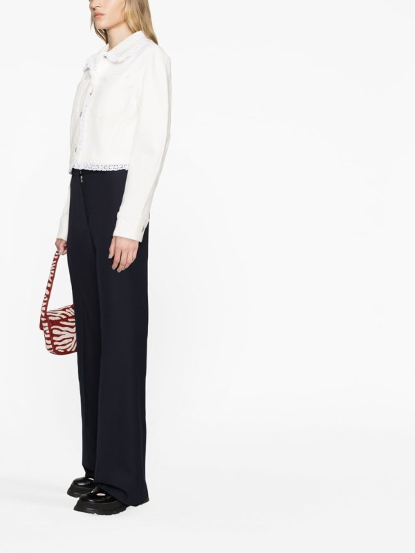 iKRIX KENZO: blazers - Cropped denim jacket