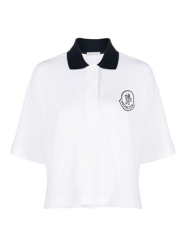 MONCLER: Polos  - Polo - Blanc