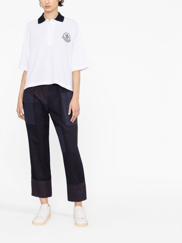 Polo - Blanc shop online: MONCLER