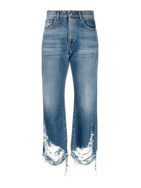 STELLA McCARTNEY: ストレートジーンズ - ストレートジーンズ - ブルー