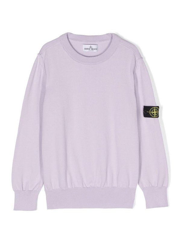 STONE ISLAND: Sweatshirts & Sweaters - Logo-patch sweatshirt