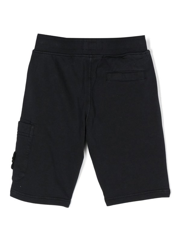 STONE ISLAND: Trousers Shorts online - Logo-patch cargo shorts