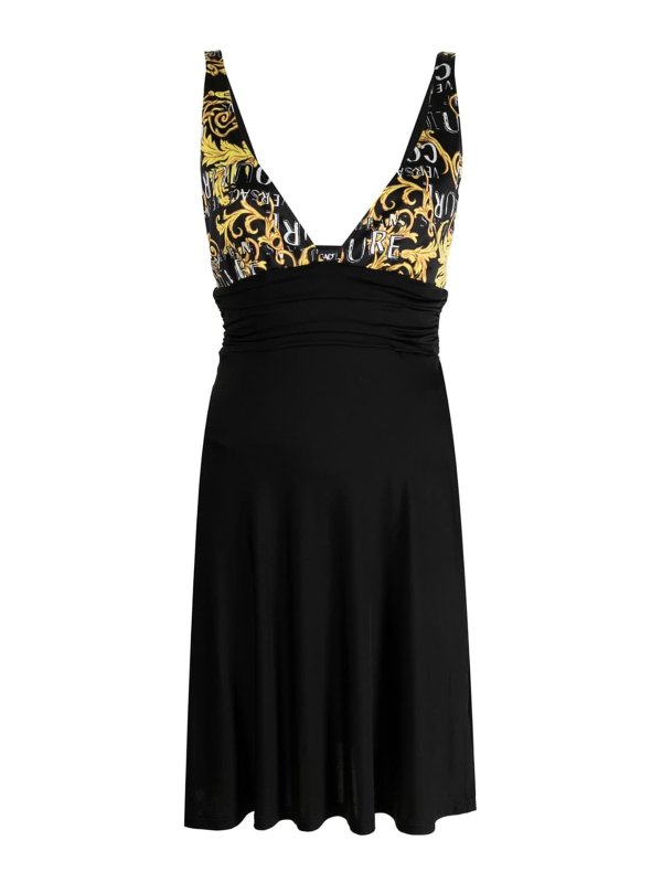 Versace Jeans Couture: ドレス - 小さなドレス - 黒