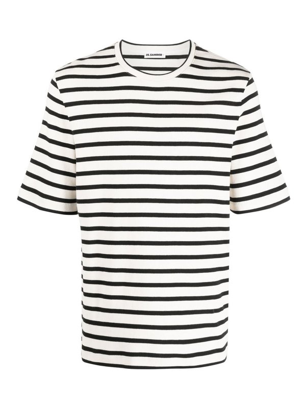 JIL SANDER: Tシャツ - Tシャツ - 黒
