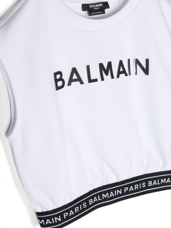 iKRIX Balmain: Tops & Tank tops - Logo-print top