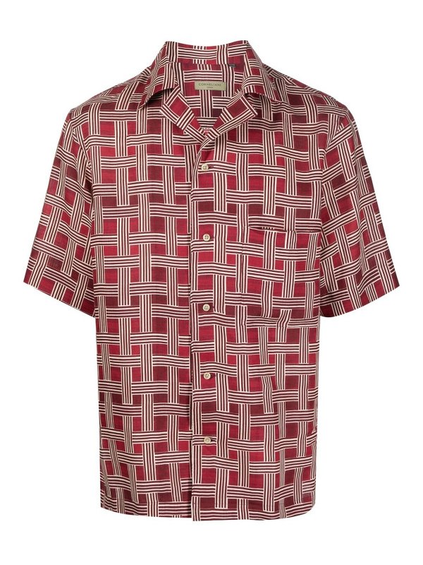 CORNELIANI: Hemden - Hemd - Dunkelrot