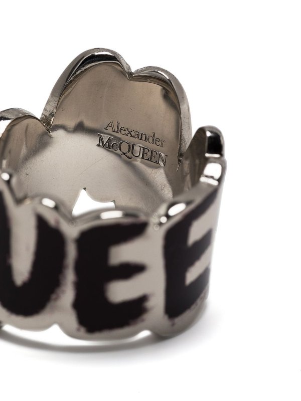 iKRIX ALEXANDER MCQUEEN: 指輪 - リング - 黒