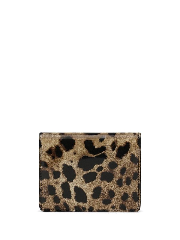 DOLCE & GABBANA: portafogli online - Portafoglio leopardato all over