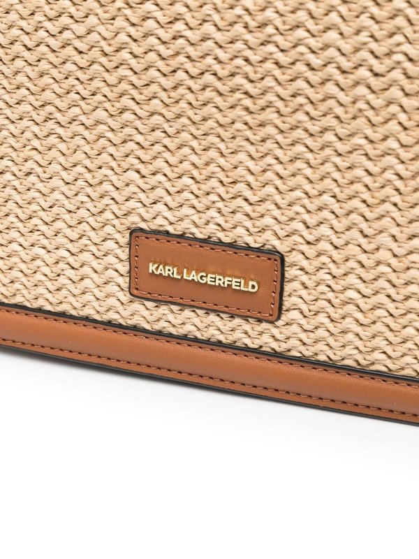 iKRIX KARL LAGERFELD: Schultertaschen - Schultertasche - Beige