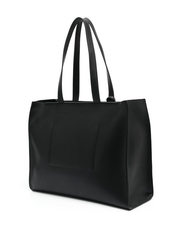 Logo-patch tote bag shop online: Liu Jo