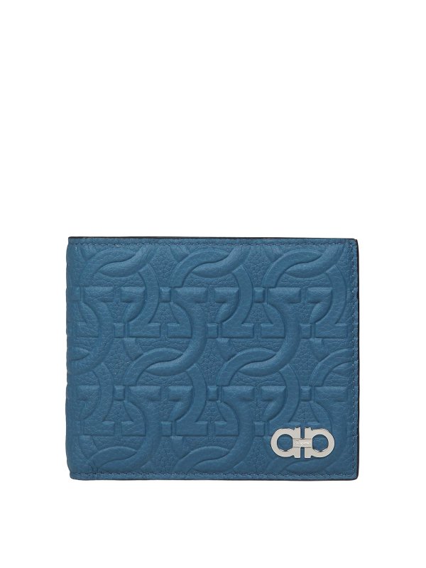 SALVATORE FERRAGAMO: 財布＆ポーチ - 財布 - デニム