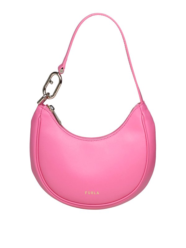 FURLA: shoulder bags - Furla shoulder bag in pelle colore rosa