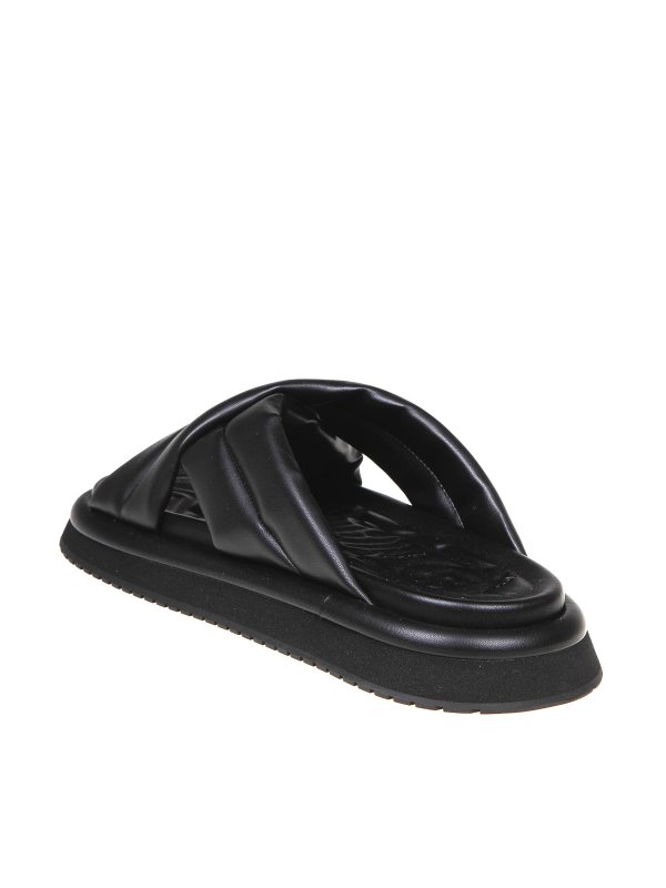 Dolce & gabbana leather slipper shop online: DOLCE & GABBANA