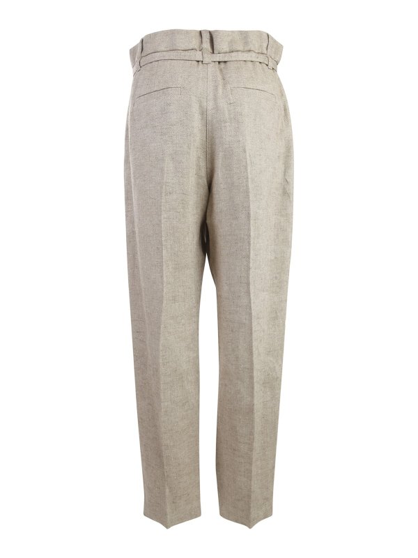 BRUNELLO CUCINELLI: カジュアルトラウザー online - カジュアルパンツ - ブラウン