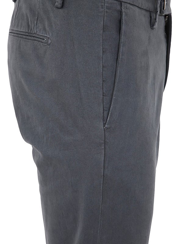 iKRIX MICHAEL COAL: casual trousers - Brad plus long trouser
