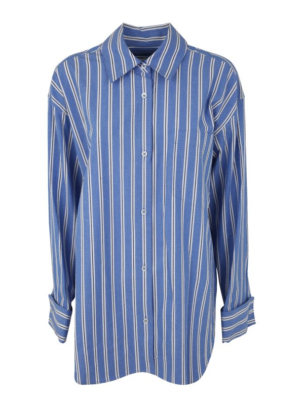 ALEXANDER WANG: Chemises - Blazer - Bleu