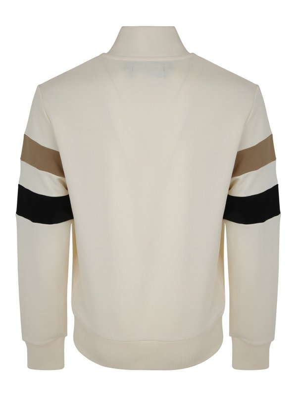 FRED PERRY: Sweatshirts & Sweaters online - Fp tipped sleeve half zip sweat