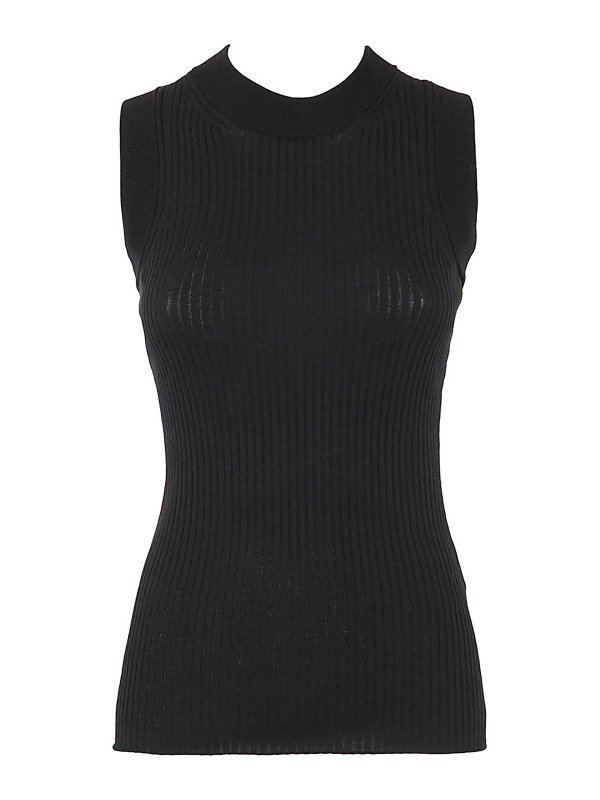 SPORTMAX: Tops und Tank Tops - Top - Schwarz
