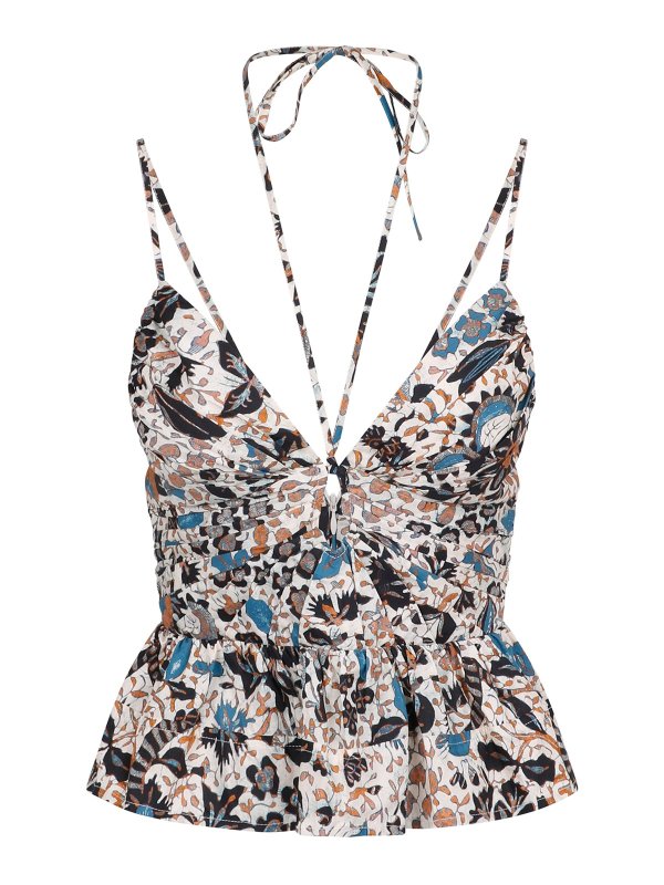 ULLA JOHNSON: Tops & Débardeurs - Top - Multicolore