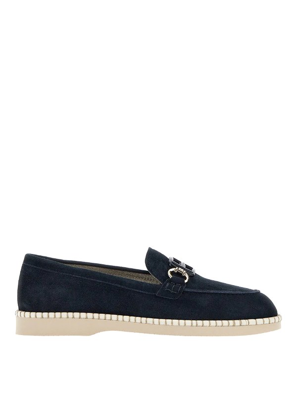 HOGAN: Mocassins & Chaussures bateau - Mocassins - Bleu