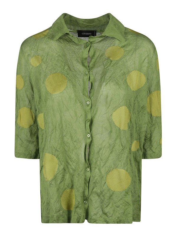 CIVIDINI: shirts - Silk shirt