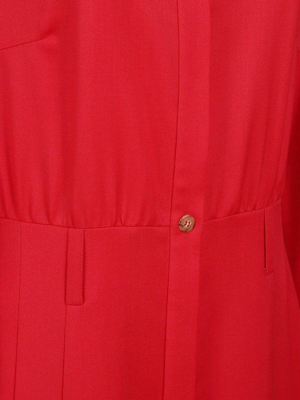 CRIDA: Knielange Kleider online - Knielanges Kleid - Rot