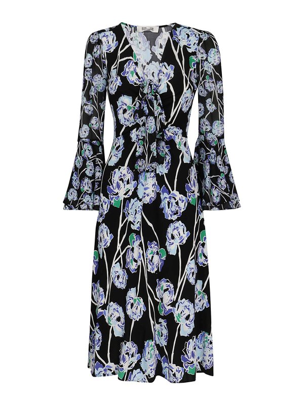 Diane von Furstenberg: ニーレングスドレス - 膝丈ドレス - 黒