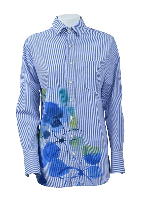 eleven88: shirts - Hand-painted cotton shirt