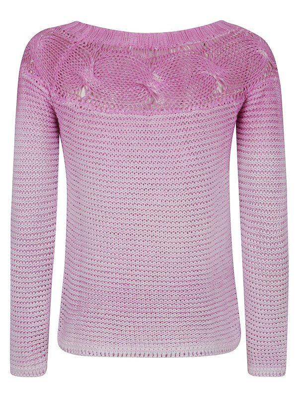 eleven88: crew necks online - Horizontal braid crewneck